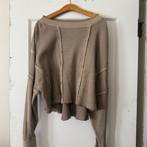 We The Free Taupe Thermal